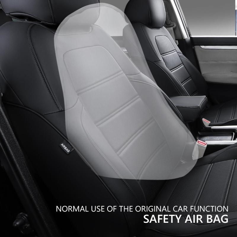 Full Set Car Seat Covers for Honda CRV 2012-2025 PU Leather Seat Protector CR-V EX EXL Hybrid Replacement Accessories