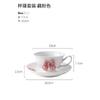 200ML Bow Ceramic Coffee Cup and Saucer Tableware Set Cute Girl Heart Cup and Saucer Set Afternoon Tea Latte Birthday Gift