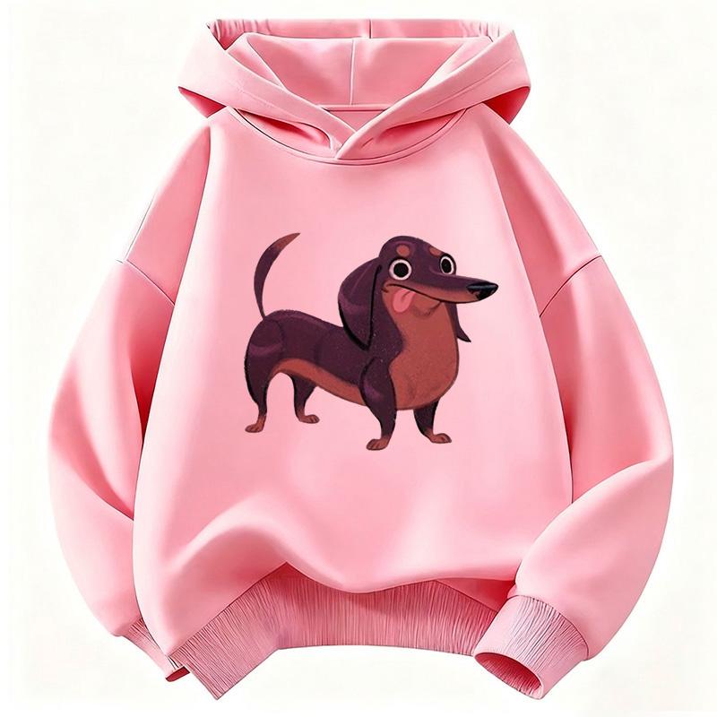 Dachshund Dog Funny Hoodie Kids Children's Sweatshirt Hoody for Boys Girls Casual Hoodies Y2k Clothes