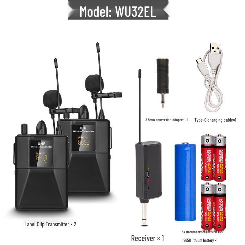 UHF Wireless Lavalier Microphone for Mobile Live Streaming & Vlogging - Special Offer