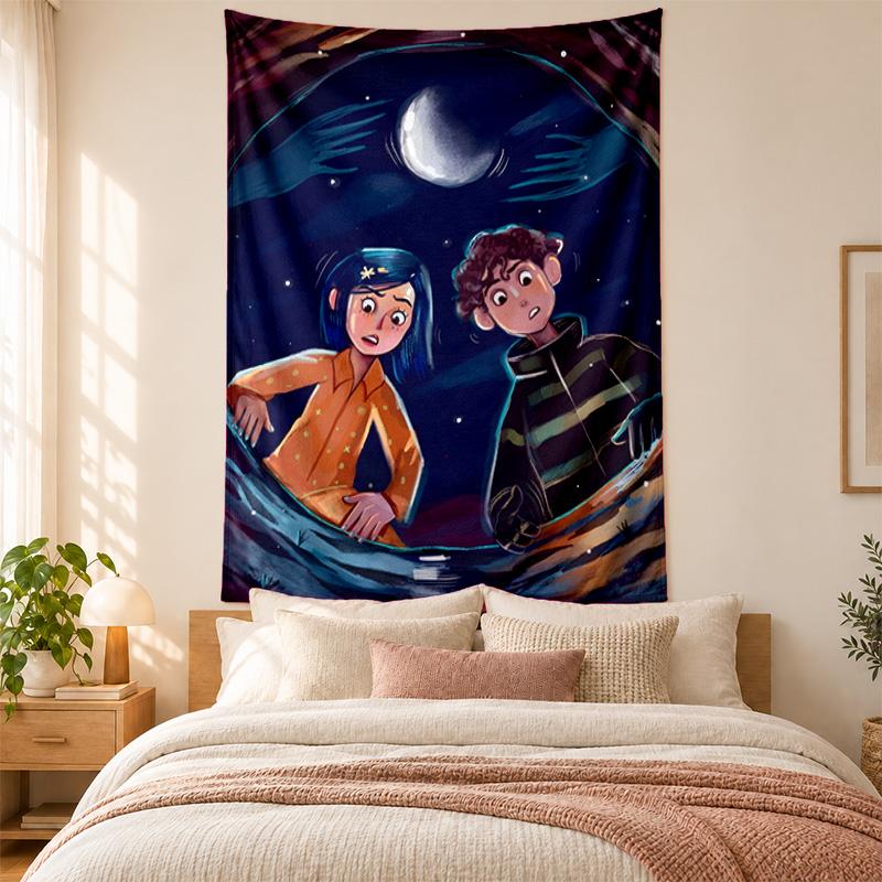 Coraline Tapestry Highquality for Decorating Living Room Bedroom Dorm Walls Ideal As Bedroom Wallart Orholiday Gift