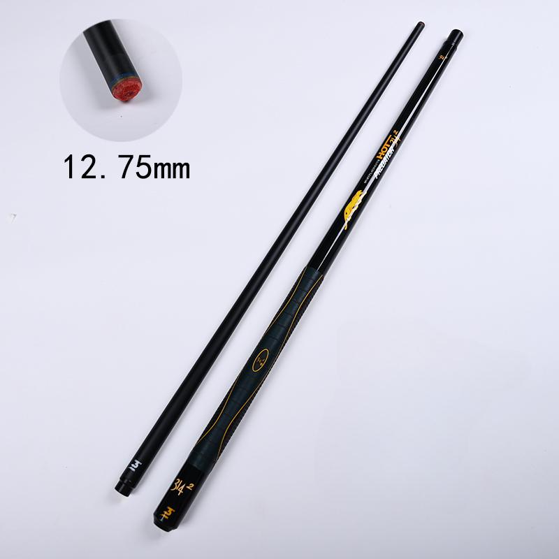 11.5 12.75mm Billiard Cuestick PREOAIDR Black Tech Carbon Fiber 1/2 Split Pool Cue Maple 8-Ball 9-Ball Sweat Absorbent Non-Slip Straight Cue Stick