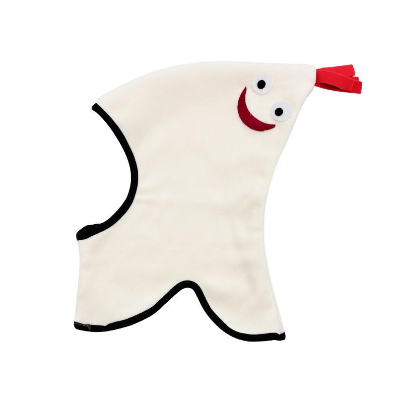

Шапка в форме петушка, милая детская шапка, зимняя теплая, толстая, для улицы, с защитой ушей белый