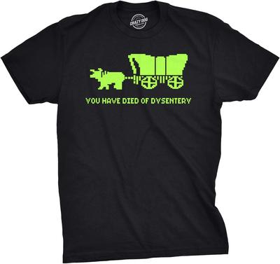 Oregon Trail Pixel Art Wagon T-shirt