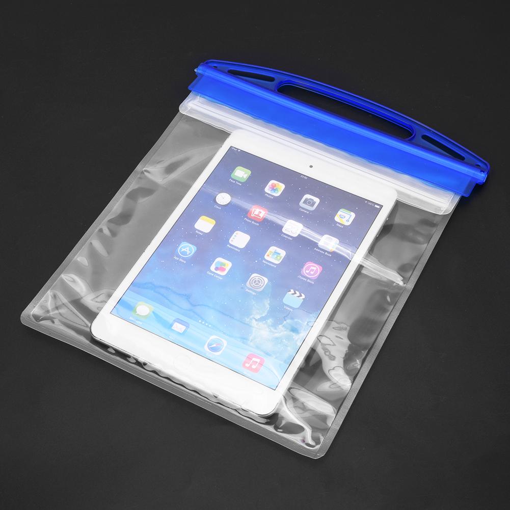 Plastic Outdoor Tablet Computer Waterproof Case Cover Carrying Bag Pouch for Diving Swimming