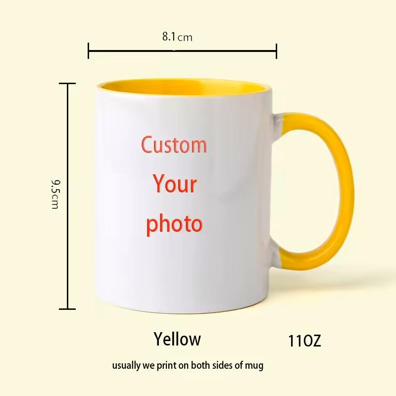DIY Your Photo Mug,  Name  Text Cup,ize Coffee Mugs, Tea Cups, Mothers Fathers day, Christmas New Year Best Gift