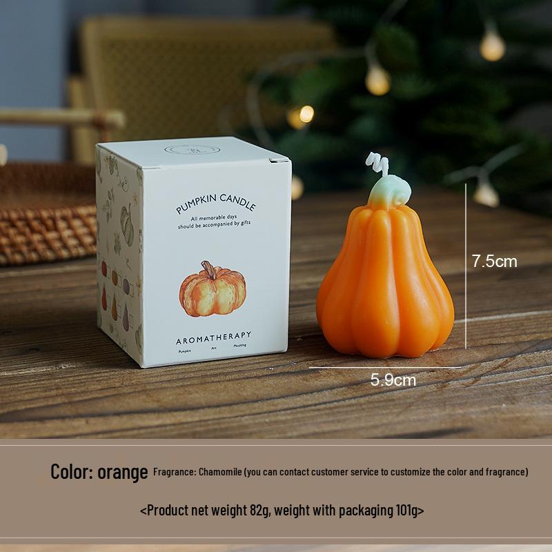 Handmade Pumpkin Scented Halloween Aromatherapy Candle Gift