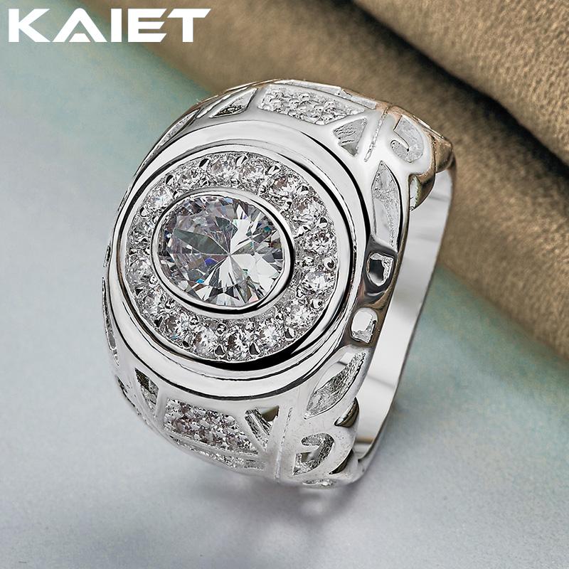 

925 Sterling Silver Wrist Watch Crystal 6-10 Ring for Women Fashion Accessories Jewelry 10