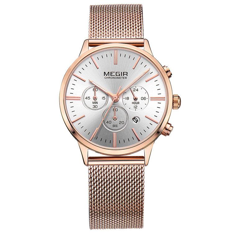 Multifunctional Watch Fashion Waterproof Chronograph Women'S Watch Quartz Watch 2011M