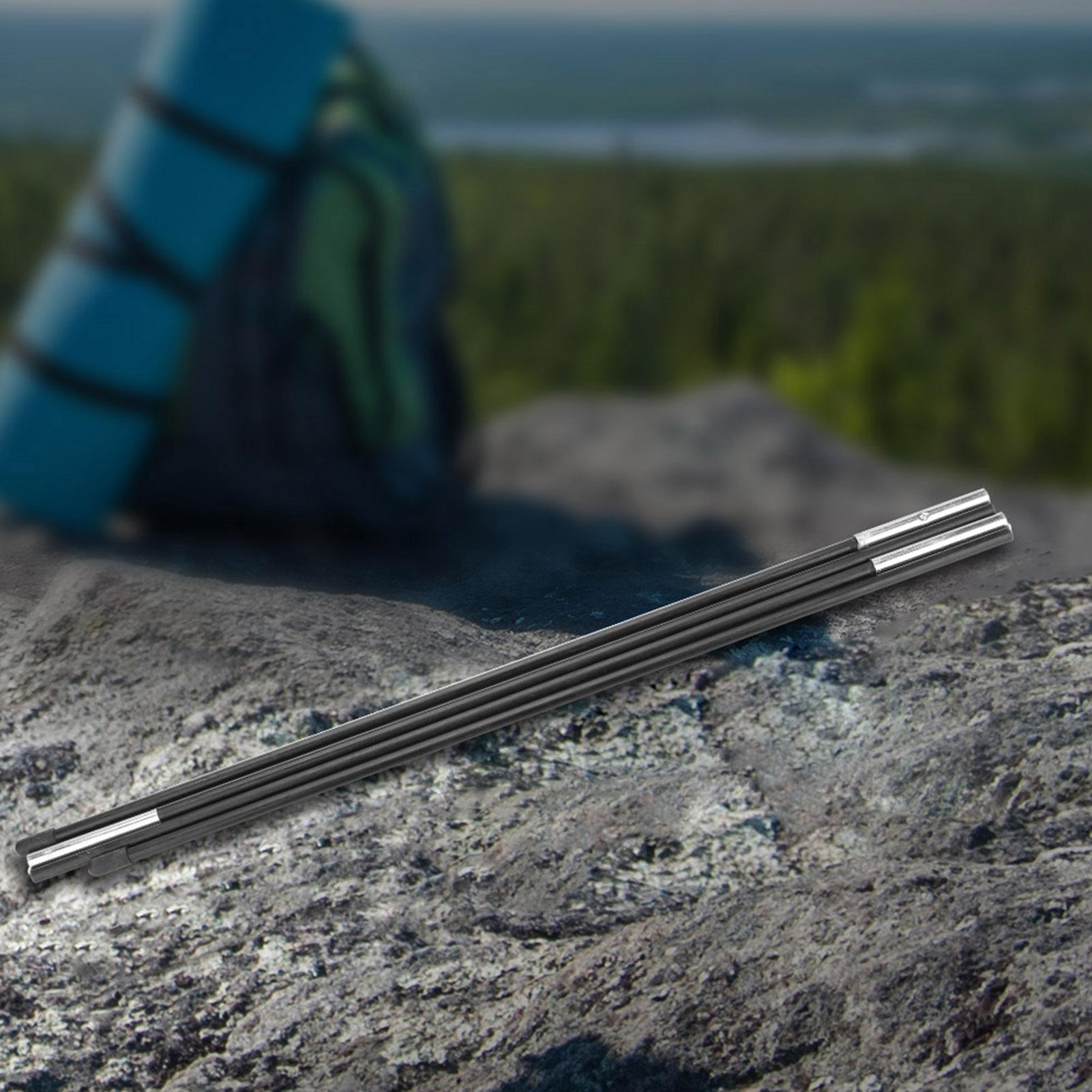 

Fiberglass Camping Tent Pole Bars for Double Tents Support Rods Awning Frames Kit