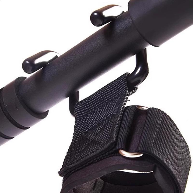 1 Pair With Anti-lumbar Hook Auxiliary Fitness Bracer Pull-up Assist Gloves Pull Hanging Horizontal Bar Hard Off Hand Hook Grip
