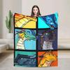 Wings of Fire Drachen Charakter Quadrate Super Warme Plüschdecke für Kinder Jungen Mädchen Flanell Tagesdecke Sofa Stuhl Bettbezug
