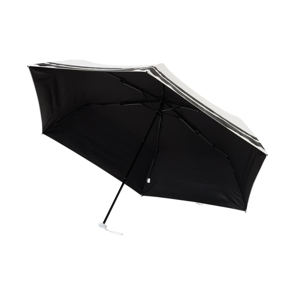 Francfranc Heat Down Double Line Folding Ivory for both sunny and rainy Umbrella, 55cm, (Suitable weather)