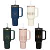 Car Cup 304 Stainless Steel Handle Cup Straw Ice Cup 40oz