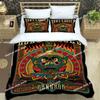New Guns n'roses bplus retro Beding Set Printed Bed Linen Set With Pilowcase Bed Soft Duvet Cover Soft Single Double Quen Super King-Sized Dimensionsd