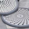 Stainless Steel Floor Drain Filter Hair Catcher with Silicone Ring Rust-Resistant Bathroom Sink Strainer Shower Drain Hair Trap Stopper