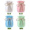 Plastic Vase with Artificial Flowers - Living Room Decoration Imitation Ceramic Ornament