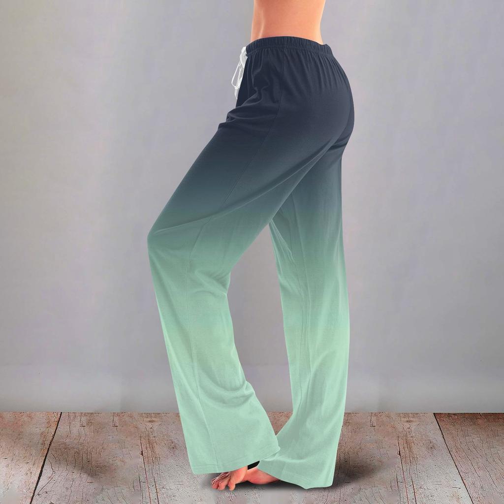 Women's Cute Floral Print Drawstring Pants Casual Pajama Pants