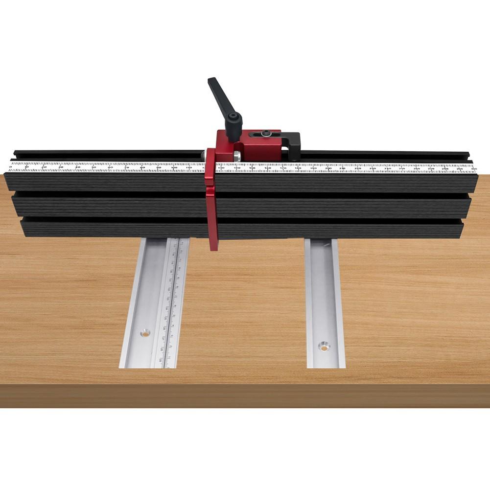Aluminium 75 Type Miter Track T-Slot T-track Backer Sliding Brackets 300-600mm
