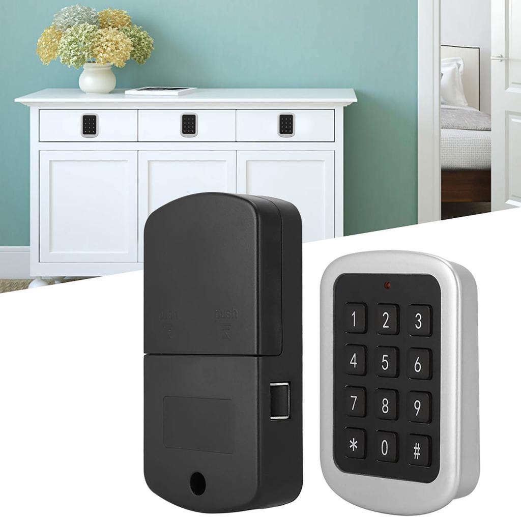 Home Security Password Code Lock Electronic Wardrobe File Cabinet Drawer Lock