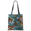 Abstract Art Print Shopping Bags Women Folding Reusable Customize Tote Shoulder Bag Canvas Casual Groceries Handbags 2022