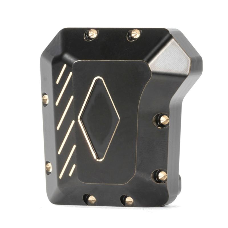 2pcs Heavy Duty Brass Outer Portal Drive Housing Cover Counterweight Block for TRX-4 TRX-6 1/10 RC Crawler Car