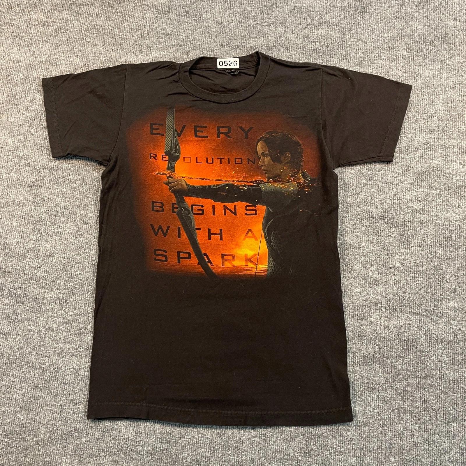 

The Hunger-Games Catching-Fire Movie Shirt Small 17x25 Katniss Everdeen M