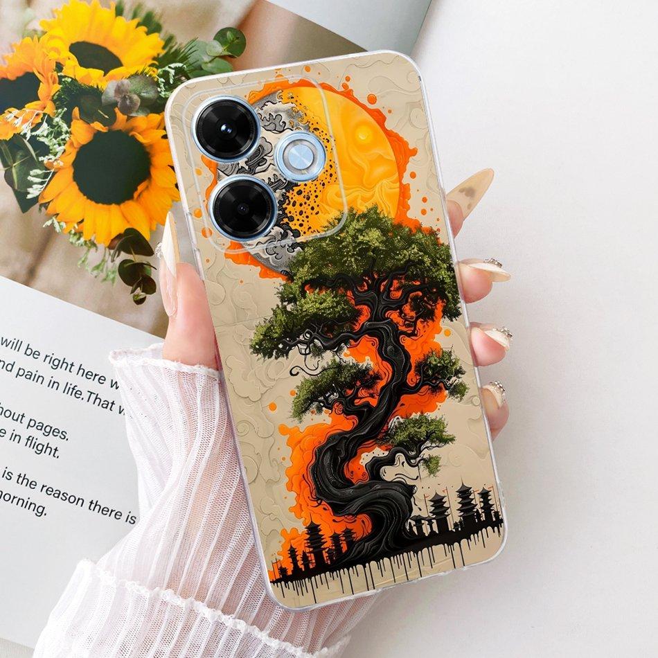 For Xiaomi Redmi 13X Cool Dragon Tiger Pattern Phone Case For Redmi 13X Soft Silicone TPU Cases
