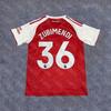 Cross-border Delivery 242526 Arsenal Short-sleeved Jersey, Star Number, Quality Printing Number, Spot Size T-shirt, Rest Assured To Shoot