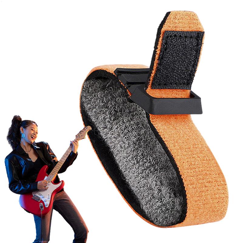 1 Stück Gitarrensaitendämpfer, verstellbarer Bassdämpfer, Gitarrensaitenabdeckung, Gürtel, Griffbrettdämpfungsgurte