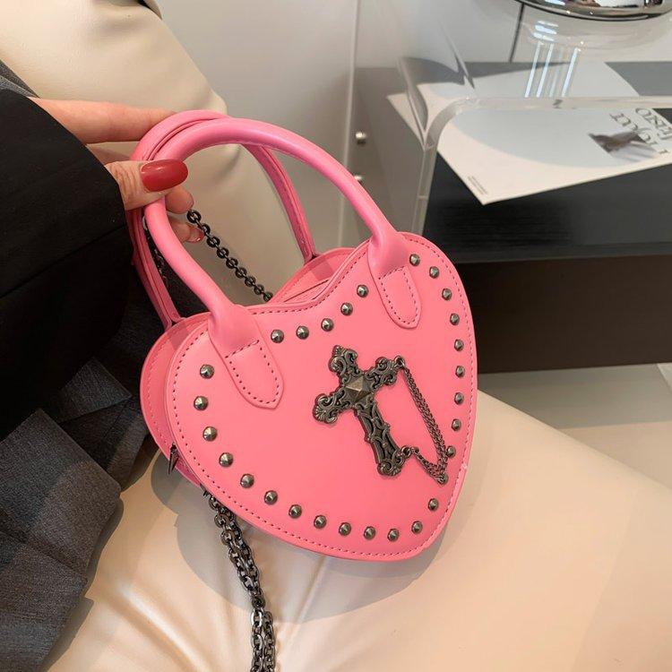 

Women s Shoulder Bag Fashion Loving Chain Bag Women s Gothic Cool Style Bags Retro Flap Bag