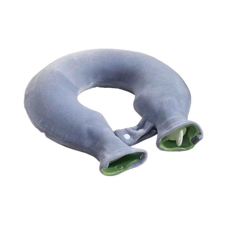 U Shaped Neck Water Bag With Soft Velvet Cover Long Lasting Heat Retention For Neck Pain Relief