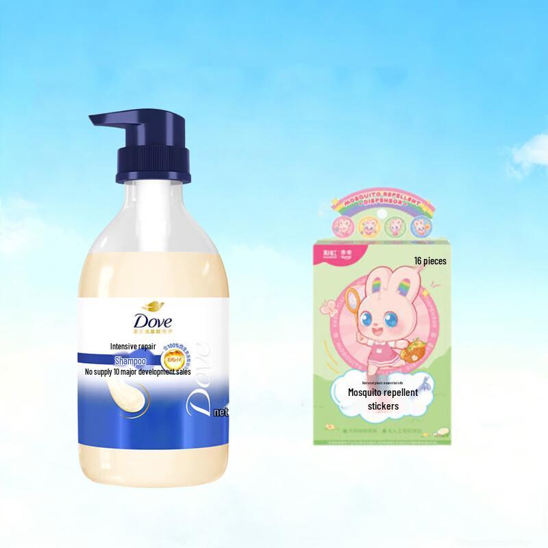 

Dove Intensive Nourishment Shampoo with Mosquito Repellent Patch