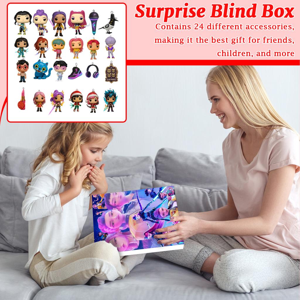 3D Witch Doll Surprise Box, 24 Dolls Waiting For You To Unpack, Christmas Surprise Gift For Friends And Children