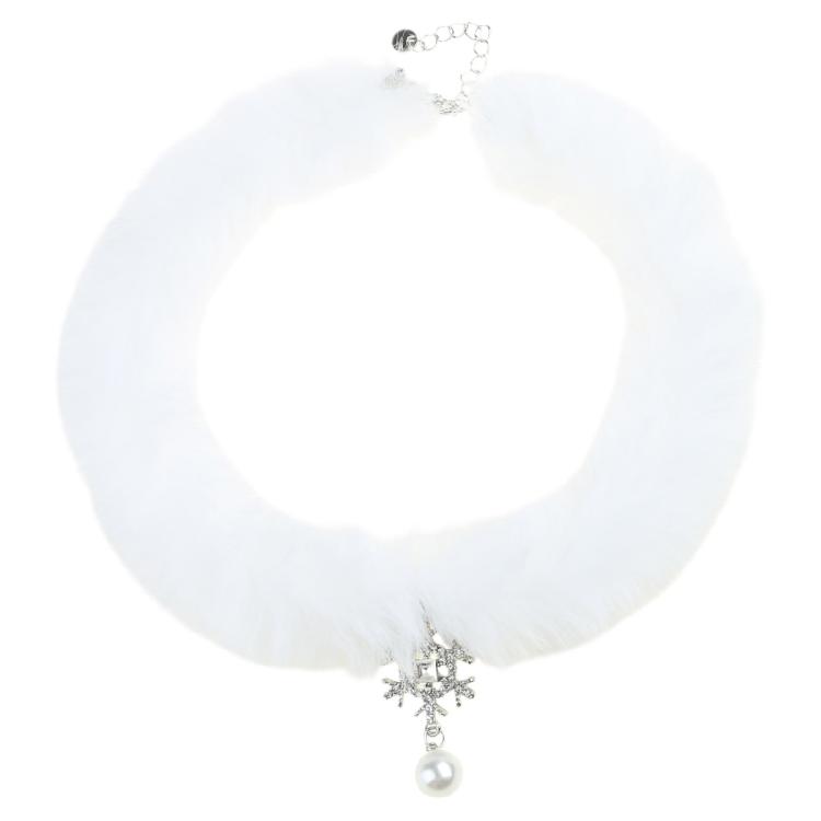 Fashionable Wedding Necklace Chic Choker Necklace Snowflake Pendant Necklaces 1