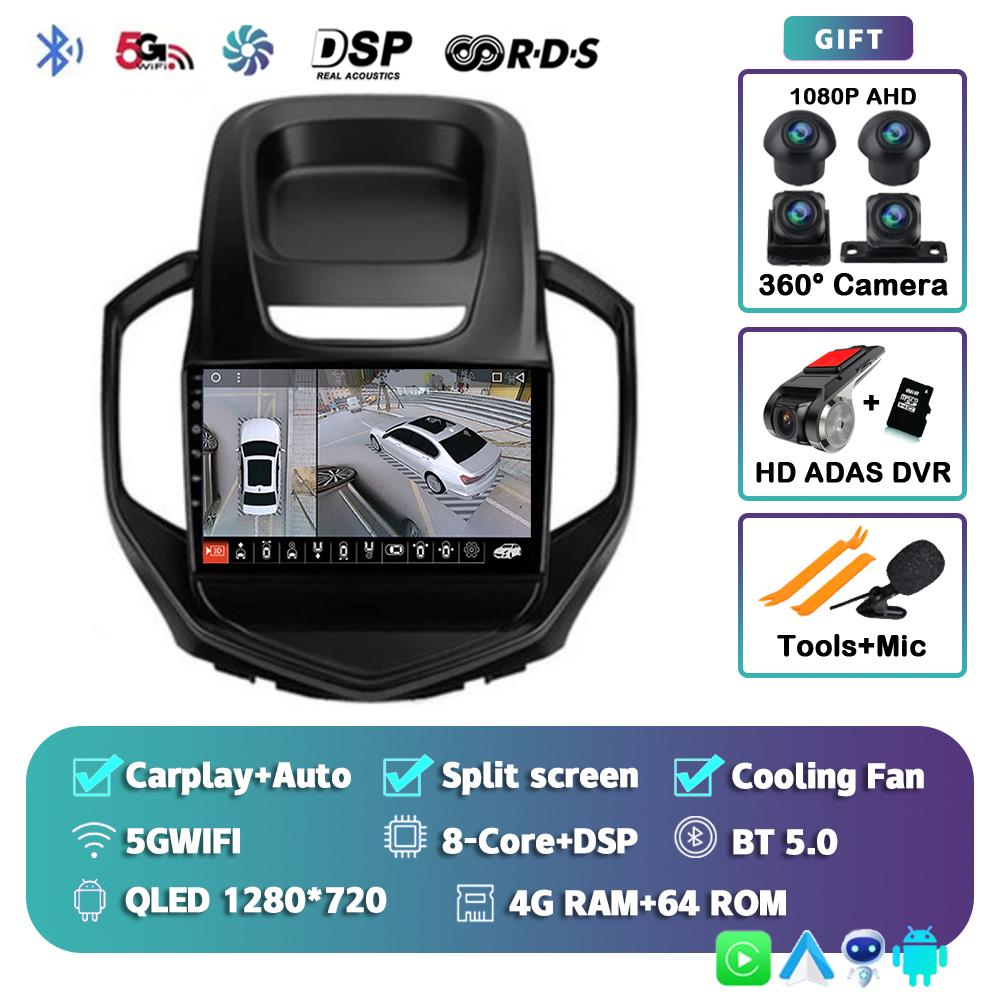 Android 14 Carplay Auto Car Radio 8 Core For Geely Jingang GC6 2016 - 2019 Multimedia Video Player Stereo Head Unit No 2 Din DVD