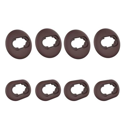 4 Paia Gommini Auricolari Per Samsung Galaxy Buds Live + SM-R180 Marrone