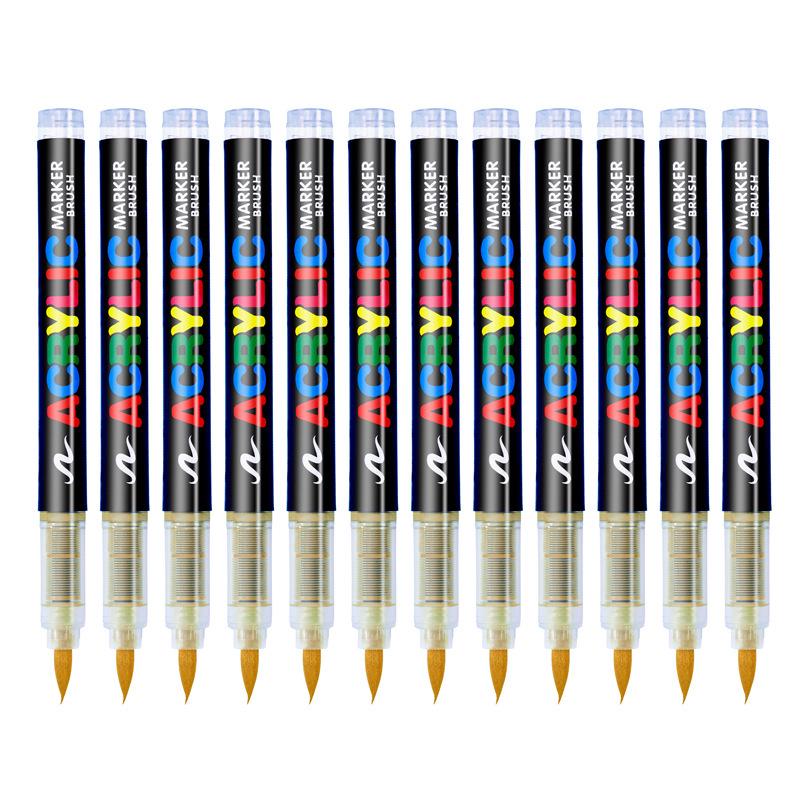 Marker Acrilic Lichid Impermeabil Guan Na cu Vârf Moale pentru Arte Plastice și Graffiti