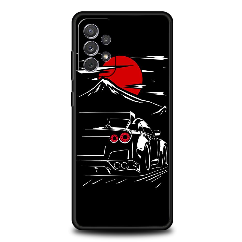 

JDM Car Phone Case for Samsung Galaxy A15 A14 A25 A54 A34 A51 A71 A72 A73 A32 A52 A52S A11 A21S A31 A41 5G Soft Shell Capas Bags Samsung A41