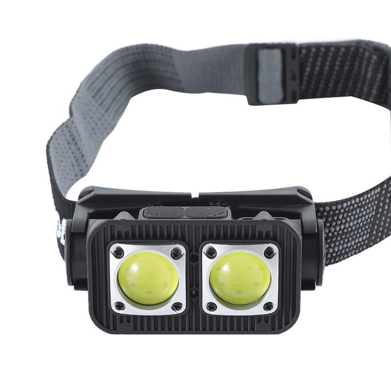 Powerful Mini COB Headlamp Type-C Charging Headlights Super Bright 500LM 18650 Head Torch Camping Emergency Waterproof Lantern