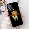 For Samsung Galaxy A23 A33 A53 A73 5G Case New Crown Letters Cover Soft Silicone Case For Samsung A23 A 33 73 Galaxy A53 5G Bags