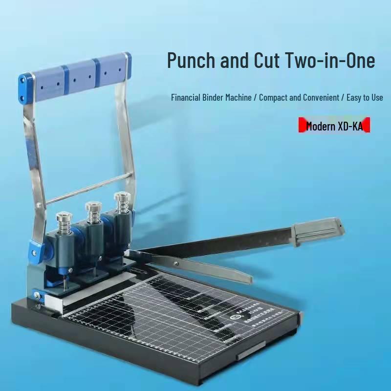 XD-KA Manual 3-Hole Punch & Paper Cutter