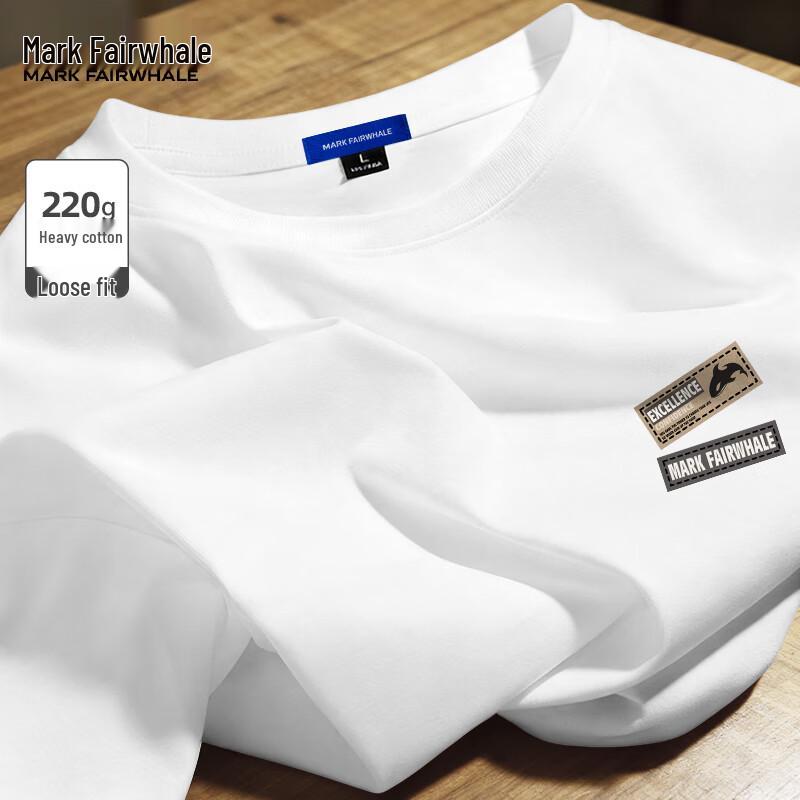 Mark Fairwhale Men s Heavyweight Pure Cotton Long-Sleeve T-Shirt 2XL