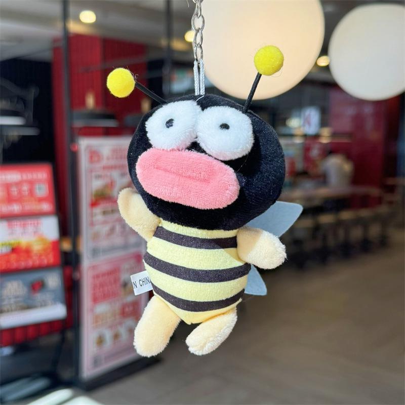 

Goofy Turtle Bestie Plush Pendant - Small, Cute Claw Machine Ornament and Gift Bead Chain