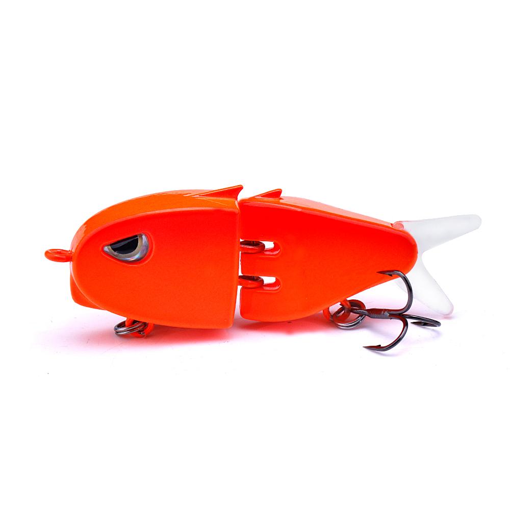 60mm Jointed Swimbait Crankbait Fishing Lure Lifelike Multi-Section Hard Bait for Pike Bass Perch Wobbler Fishing Tackle