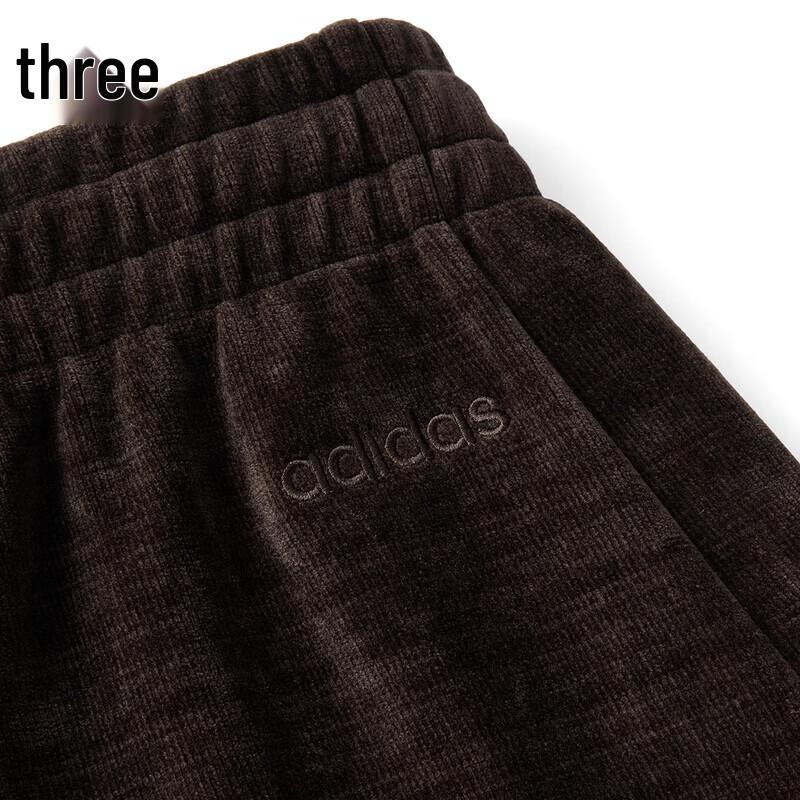 Adidas Women's Loose Fit Corduroy Straight Leg Casual Pants
