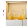 Modern Resin Swan Decorative Figurine Living Room Bedroom TV Cabinet Home Decor Gift Couples Wedding Housewarming