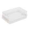 Butter Cutter Box with Lid Plastic Butter Dish Longer Freshness Butter Sealing Storage Container