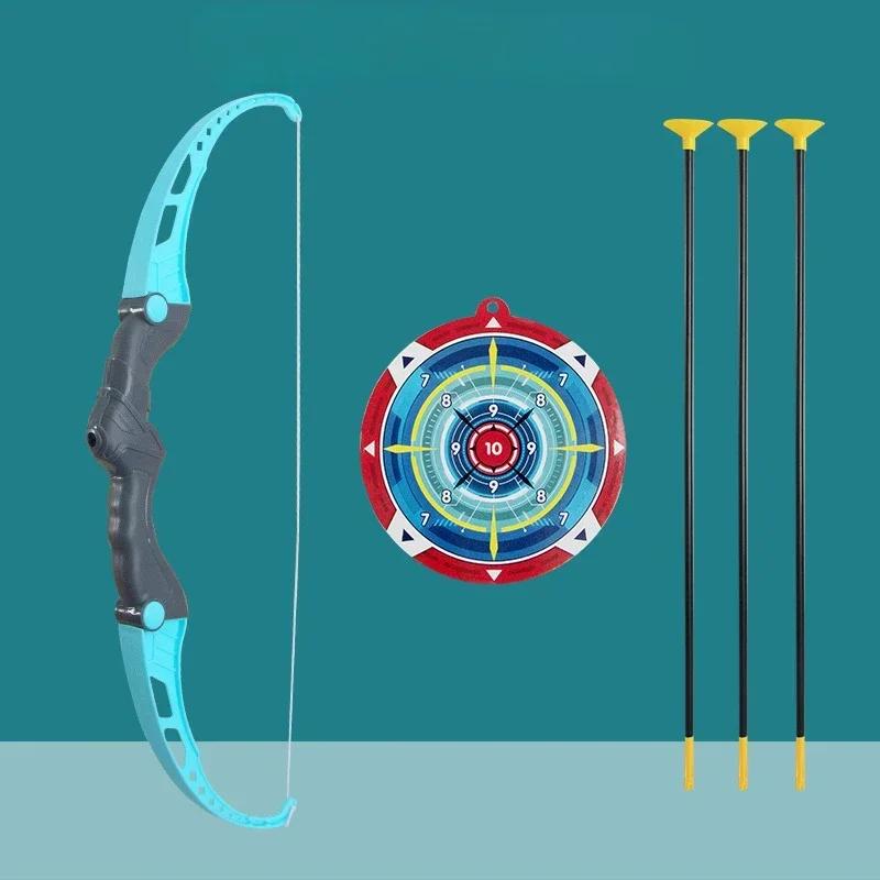 Non-Toxic Kids Bow And Arrow Set Outdoor Archery Toys Set For Kids Ages 4-8 8-12 With Suction Cup Arrows For Kids Adult Stress Relief Toy