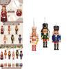 Charming Wooden Nutcracker Soldier Christmas Decoration Perfect For Festive Celebrations